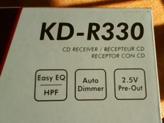. J V C KD-R-330 AM / FM CD MP3 Radio Player 